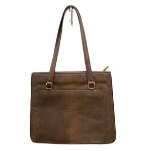 Cole Haan Vintage Snakeskin Reptile Slim Leather Shoulder Bag